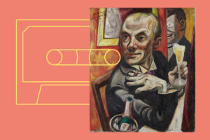 Das STÄDEL MIXTAPE: Eine Ausgabe widmete sich Max Beckmanns  „Selbstbildnis mit Sektglas“ (1919)