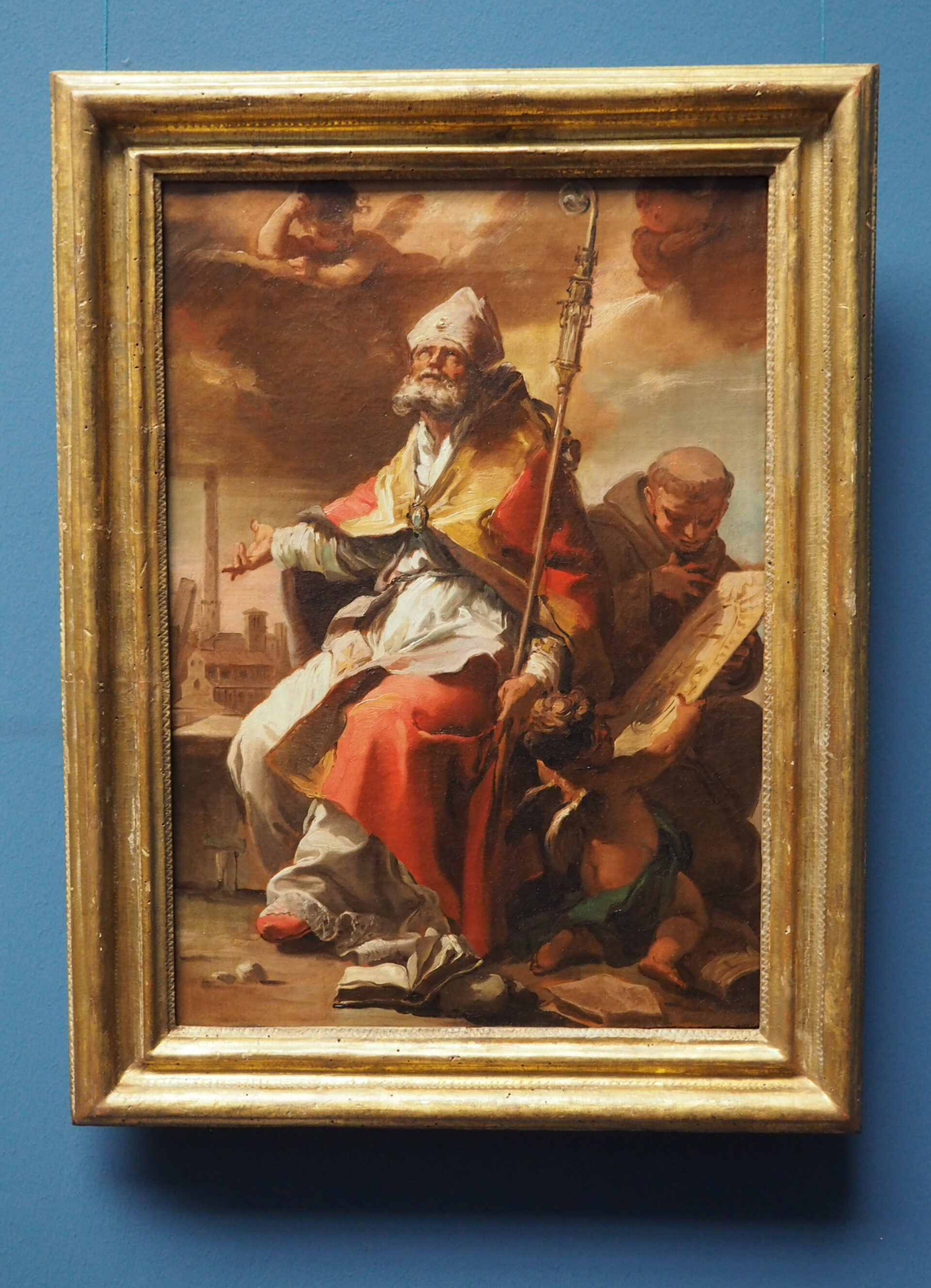 Gaetano Gandolfi, Die Heiligen Petronius und Bernardin von Siena (neu gerahmt), um 1774-1755, Städel Museum, Frankfurt am Main.jpg