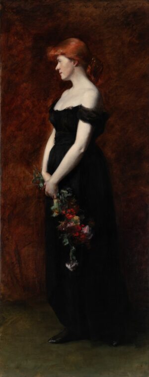 Ottilie W. Roederstein, Miss Mosher oder Sommerneige (Fin d’été), um 1887, Öl auf Leinwand, 201 x 80 cm, Privatbesitz, Foto: Städel Museum, Frankfurt am Main