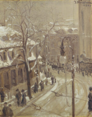 Jakob Nussbaum, An der Hauptwache in Frankfurt am Main, Städel Museum, Frankfurt am Main