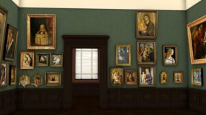 Die Zeitreise zeigt die Hängung von 1878