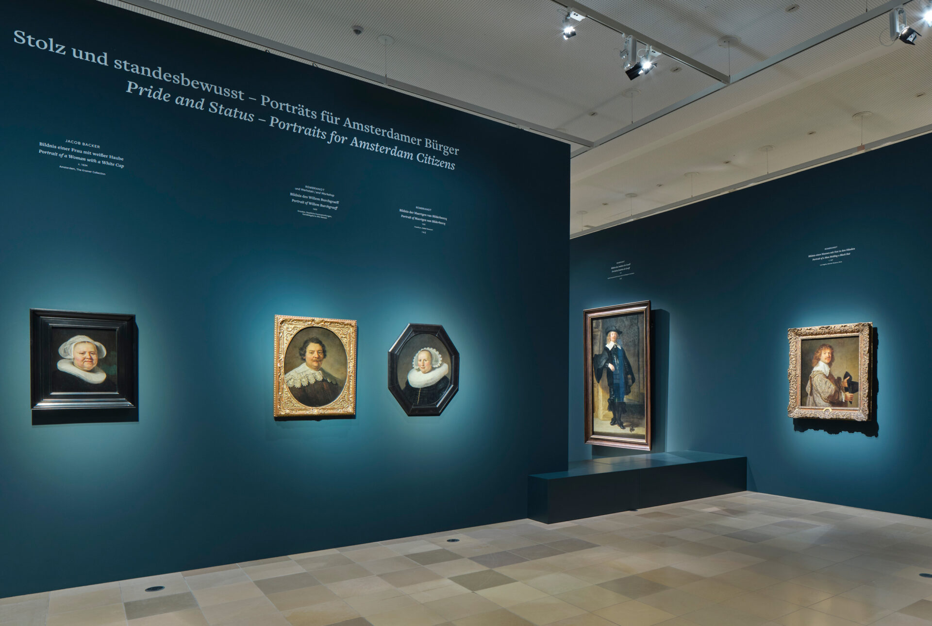 Ausstellungsansicht „Nennt mich Rembrandt!“ im Städel Museum