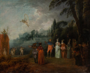 Jean-Antoine Watteau (1684–1721), Die Einschiffung nach Kythera, ca. 1709–1710, Städel Museum, Frankfurt am Main, Gemeinsames Eigentum mit dem Städelschen Museums-Verein e.V.
Foto: Städel Museum, Frankfurt am Main