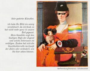 Schülerarbeit aus dem Kreativprojekt der Uplandschule, 2021