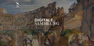 Screenshot des Einstiegs in die Digitale Sammlung