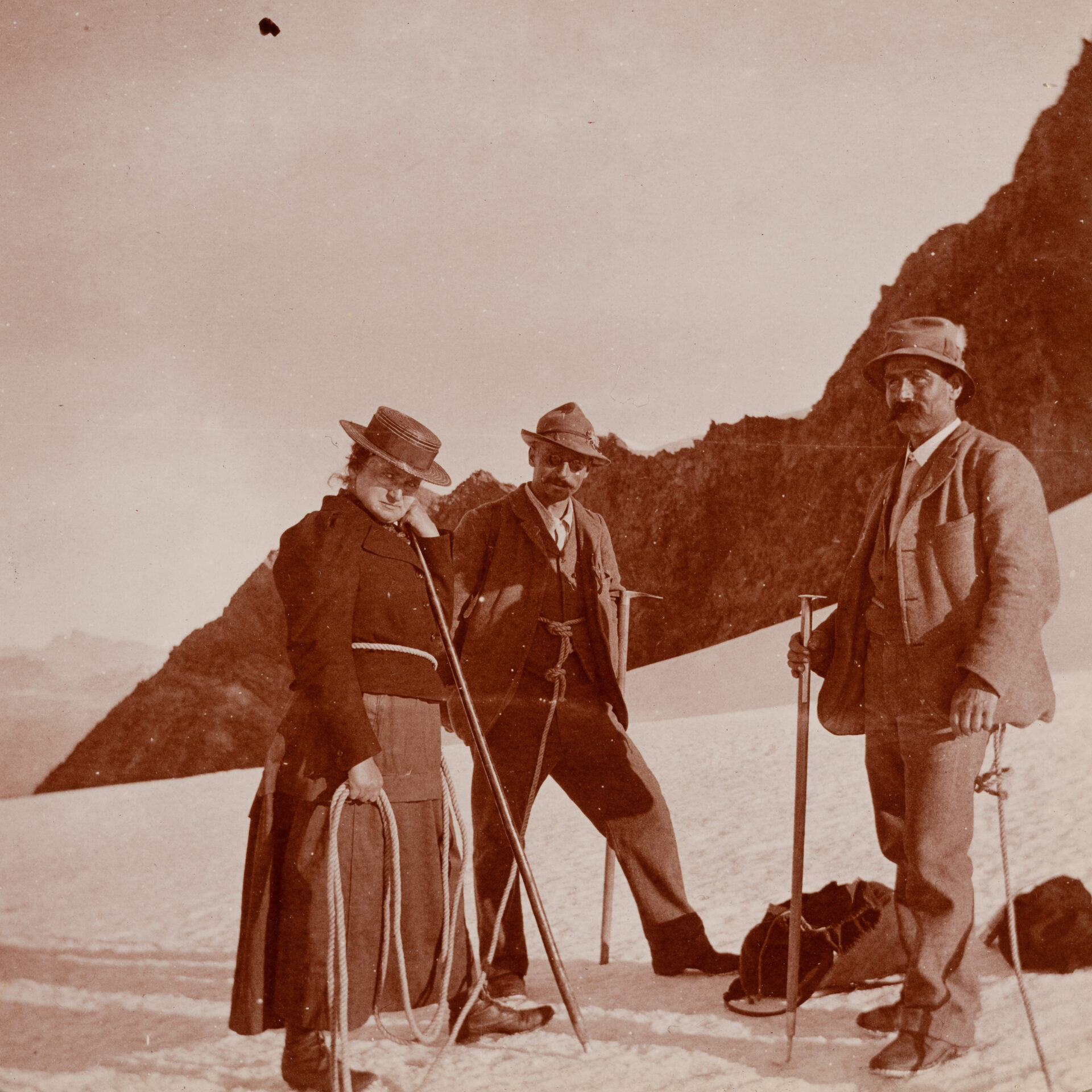 Unbekannter Fotograf, aus dem Fotoalbum der Bergtour im Oberengadin, 1898