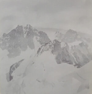 Ausblick vom Piz Glüschaint, Oberengadin, Schweiz, 3. September 1898, Fotografie