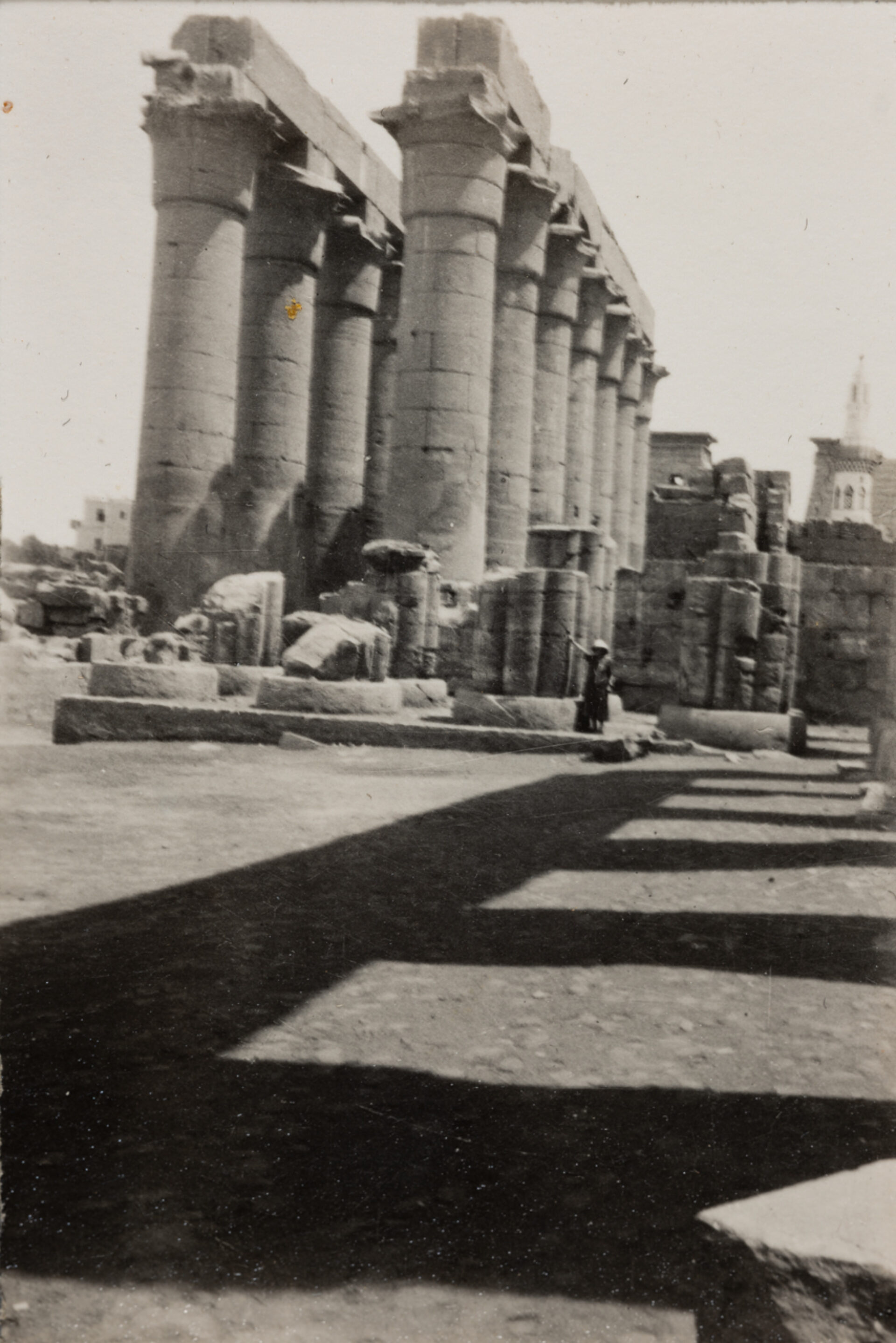 Die Ruinen von Luxor, Ägypten, Mai 1929, Fotografie