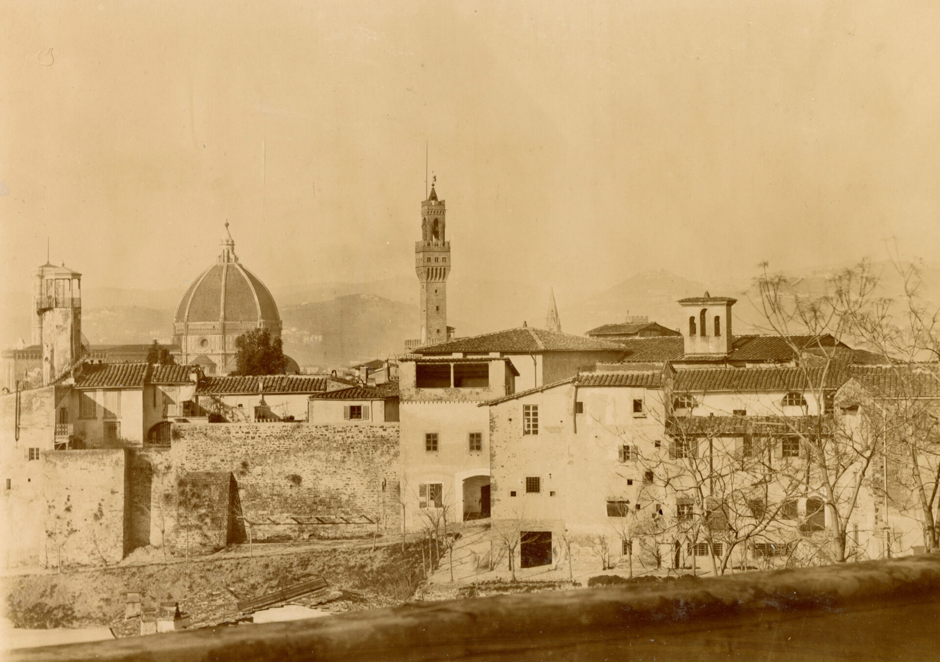 Sicht auf Florenz, Italien, undatiert, vermutlich 1895, Fotografie