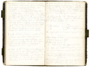 Johann David Passavant, Reisenotizbuch von 1843–1844, Städel Museum