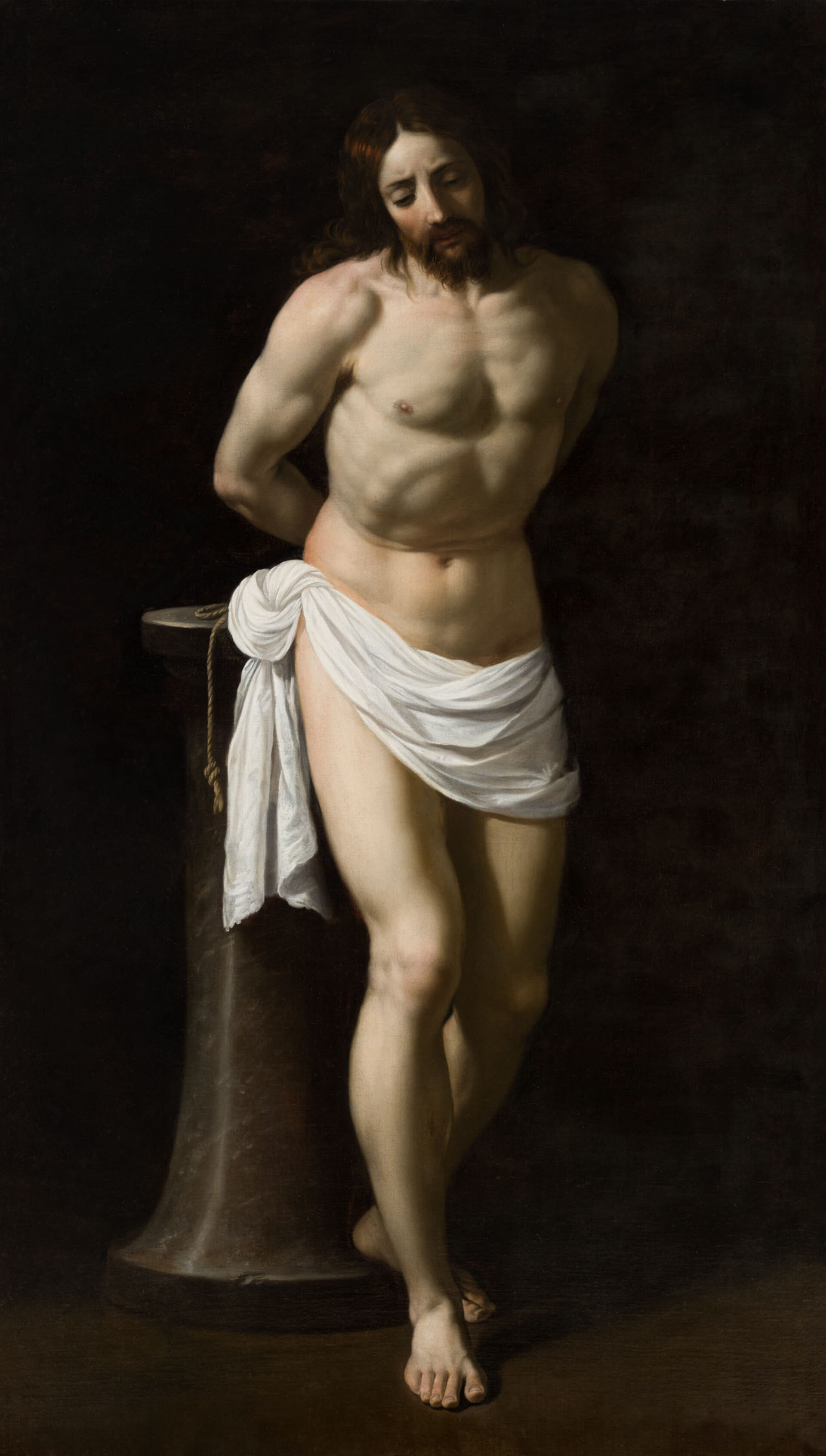 Abb. 10 Guido Reni, Christus an der Geißelsäule, um 1604, Öl auf Leinwand, 192,7 x 114,9 x 4,5 cm, Städel Museum Frankfurt, erworben 1875