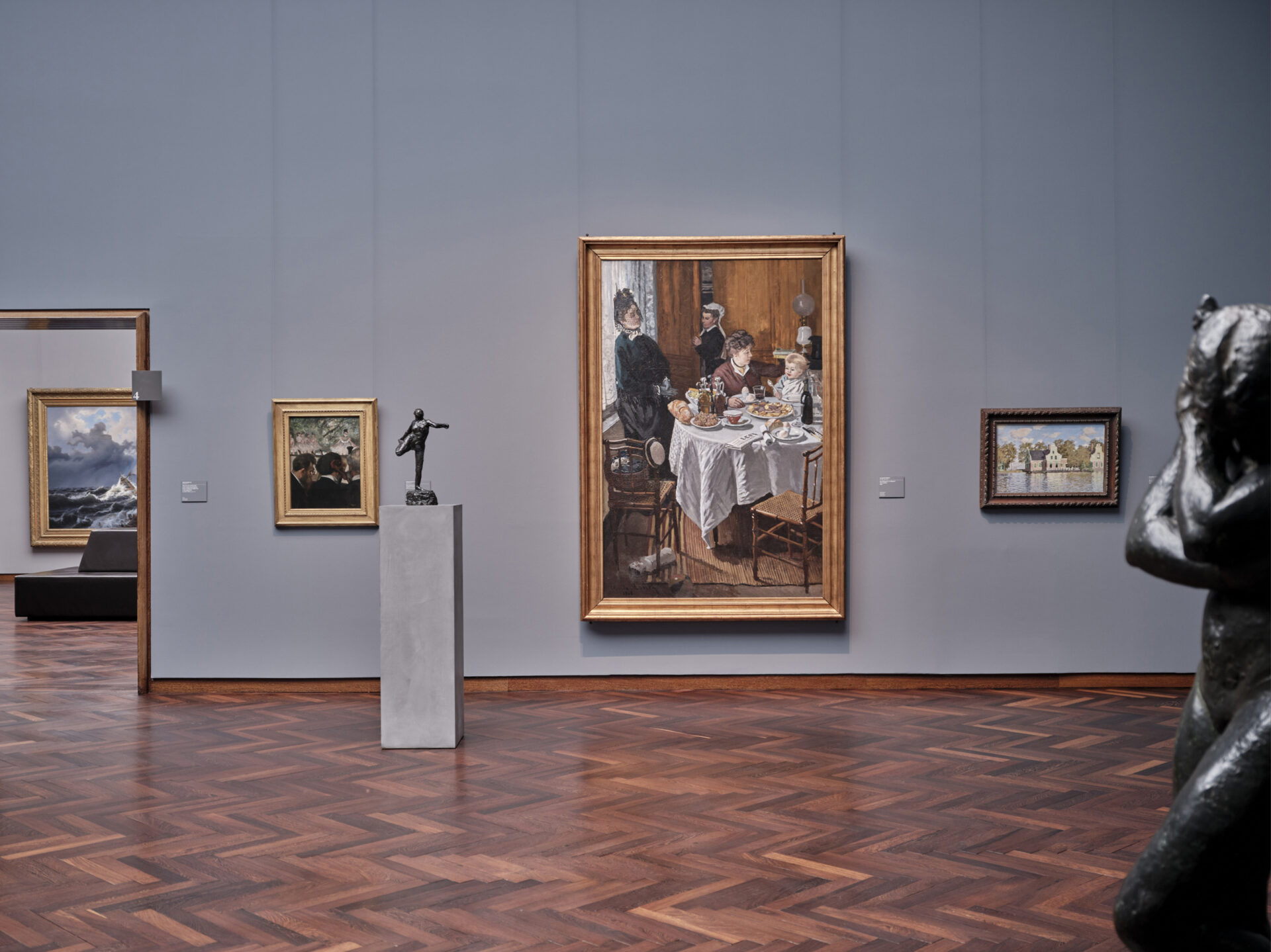 Sammlungsbereich Kunst der Moderne, Blick auf Monets Mittagessen, Foto Städel Museum Norbert Miguletz