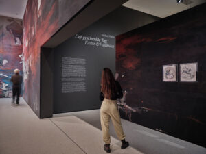 Ausstellungsansicht „Michael Müller: Der geschenkte Tag. Kastor & Polydeukes“  
im Städel Museum, Foto: Norbert Miguletz