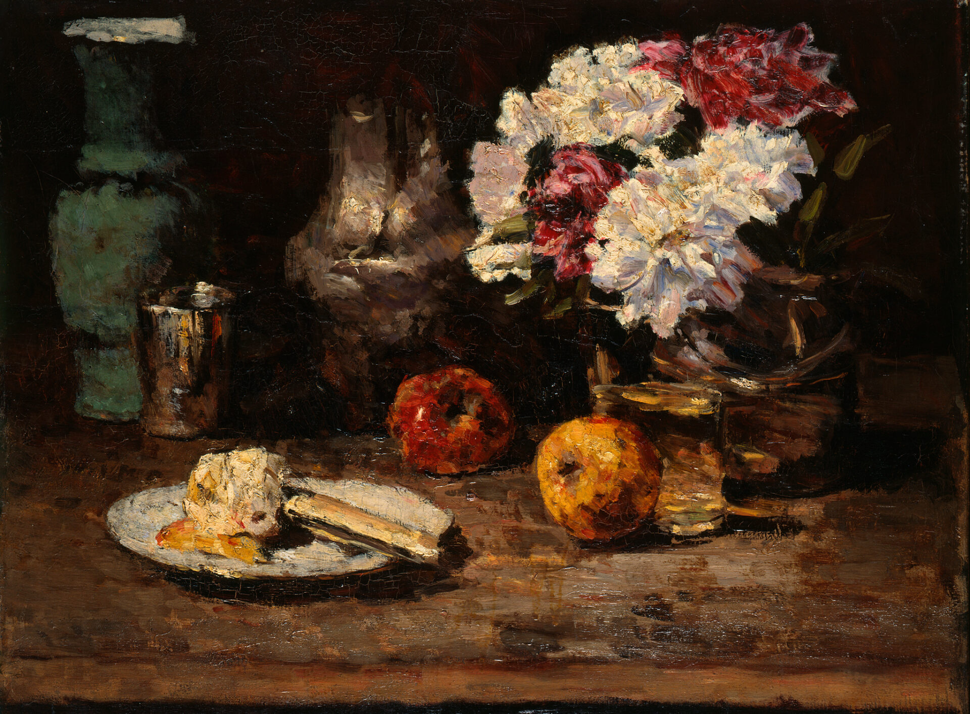 St presse carl schuch stillleben mit aepfeln birnen und einer karaffe ca 1888 web