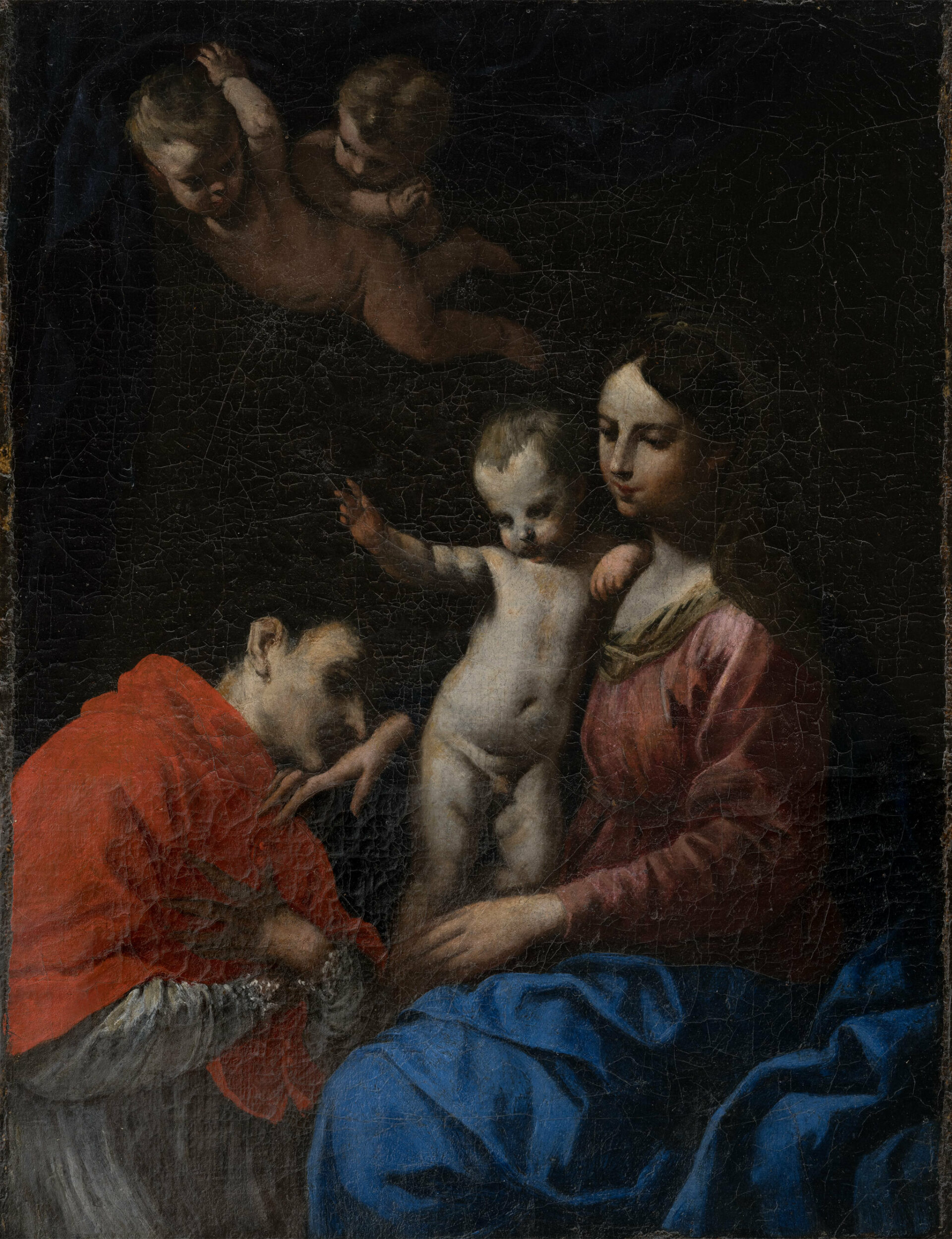 255 simone cantarini maria mit kind vom heiligen carlo borrom 1630