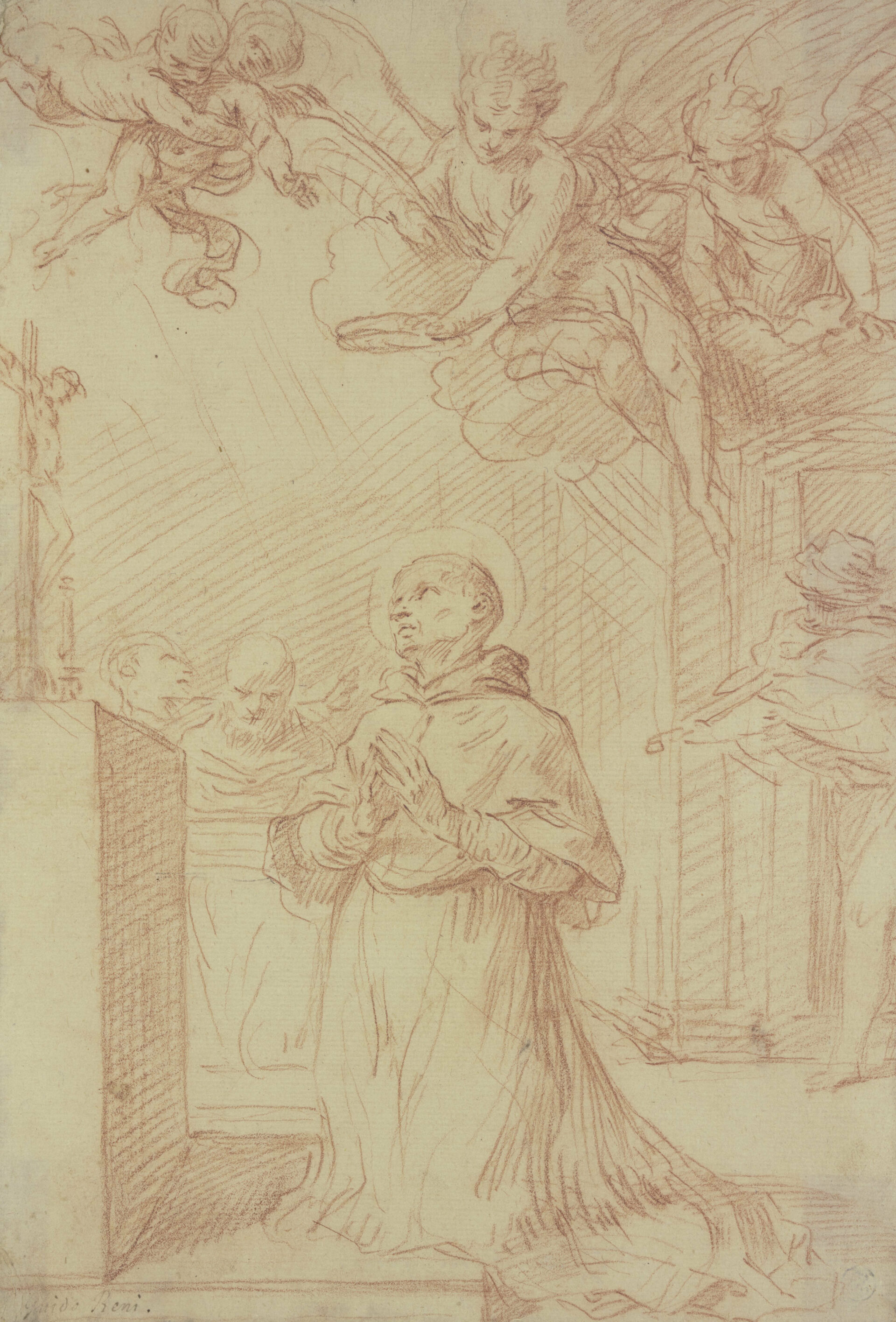 561z simone cantarini zugeschrieben attentat auf den heiligen carlo borromeo 1640